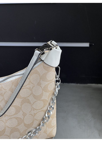 Жіноча сумка Juliet Shoulder Bag біло-бежевий через плече No Brand (369935400)