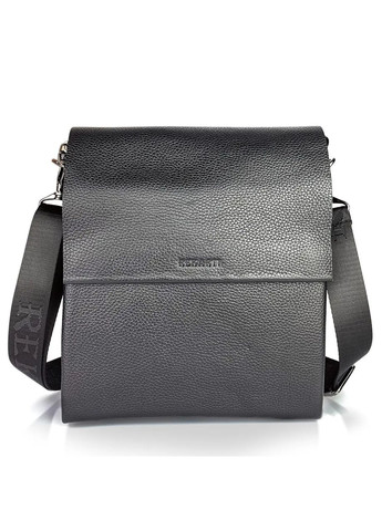 Черная мужская сумка-мессенджер из натуральной кожи с внутренними карманами под клапаном Bexhill (298570510)