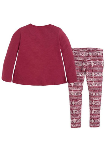 Червоний костюм: реглан та легінси Mayoral