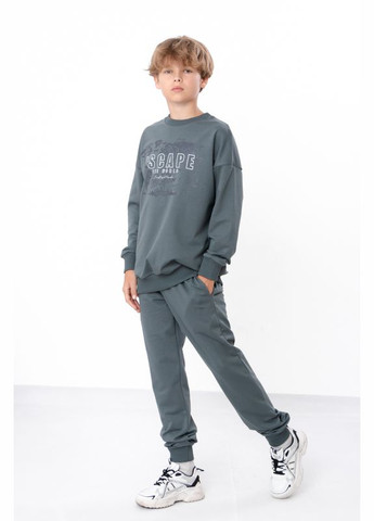 Оливковый (хаки) демисезонный костюм для мальчика (подростковый) (p-13945) Носи своє 6419-057-33