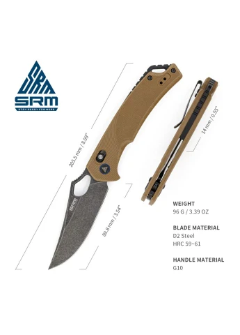Набор отверток Retriever 9202-GW, коричневый (A-036330) SRM (378589812)