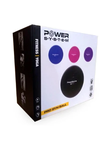 М'яч для фітнесу PS-4011 55 см, Black Power System (334704976)