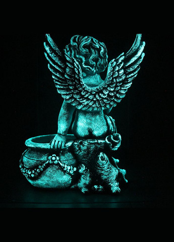 Янгол кашпо світиться 31 см (СП508-4 св) Гранд Презент (297949619)