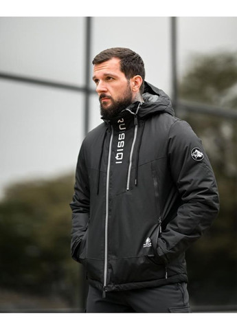 Чорна зимня зимняя курточка ruissiqi blac No Brand