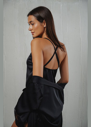 Черная всесезон комплект "candy" шорты и майка майка + шорты TimiRilla Lingerie