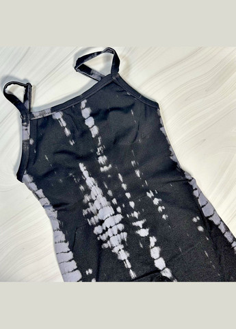 Женский спортивный комбинезон для фитнеса и зала No Brand тёмно-серый