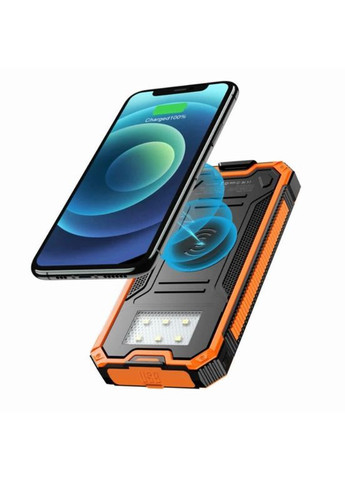 Зовнішній водонепроникний повербанк Solar Power Bank 50000 мА/год із ліхтарем (2104618804) No Brand (370605113)