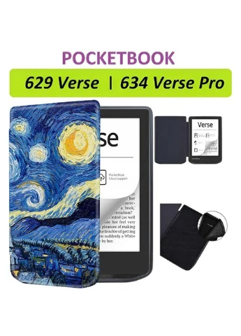 Чохол Smart Case для PocketBook 629 Verse/634 Verse Pro 6" Night (710980) BeCover (331863471)