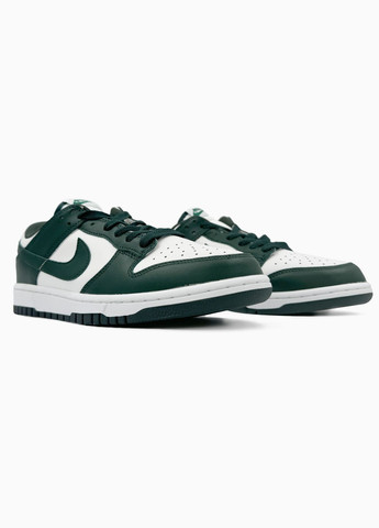 Кросівки жіночі і чоловічі Nike SB Dunk Low green white | Найк СБ Данк низькі зелені білі No Brand зелені демісезони (316231422)