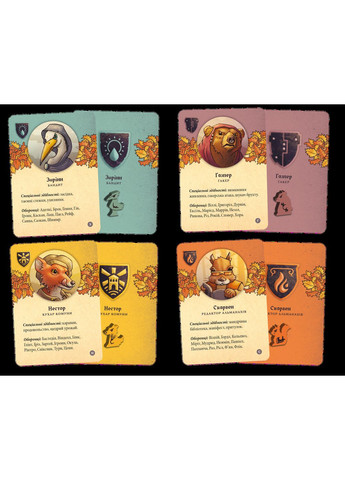 Настільна гра Оборонці нетрів (Defenders of the Wild) - 1 ТК (6 шт) Geekach (371877873)