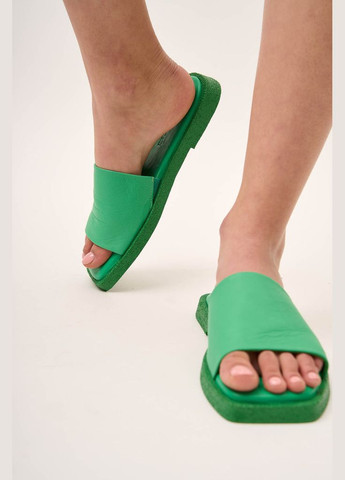 Зеленые шлепанцы 177234 Fabio Monelli