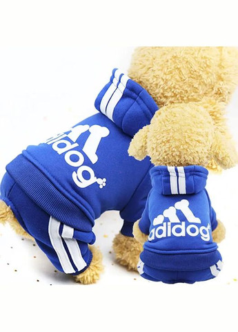 Костюм спортивний для собак Adidog синій XL No Brand (299840173)