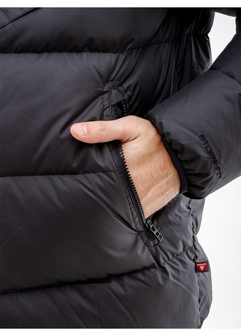 Черная зимняя мужская куртка m sf wr pl-fld hd jkt черный Nike