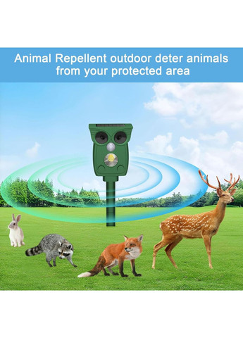 Отпугиватель животных Ashmita AB122 солнечная батарея Ashmita AB122 солнечная батарея No Brand (356775903)