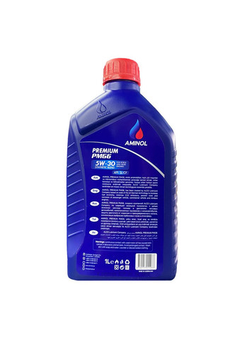 Автомобильное моторное масло Premium PMG6 5W30 1л Aminol (365967454)