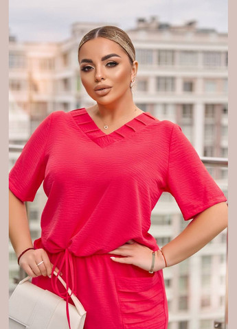 Жіночий костюм футболка та шорти колір м'ята New Trend (304647791)