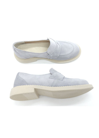 Жіночі туфлі сірі замшеві MR-12-4 24,5 см (р) Morento (260676485)