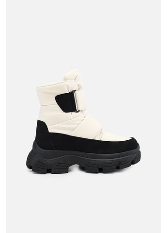 Молочные зимние дутики для девочки цвет молочный цб-00285237 Kimboo