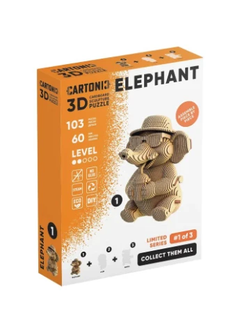 3D-пазл Collectible ELEPHANT Cartonic (400183976)