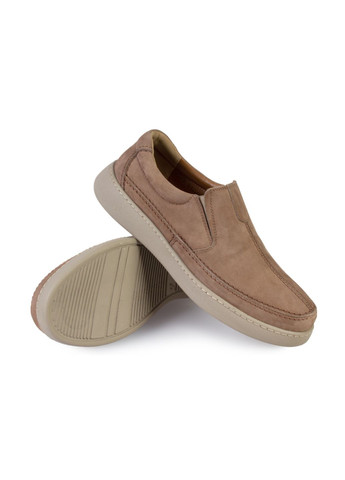 Коричневые повседневные туфли мужские бренда 9200500_(1) ModaMilano без шнурков