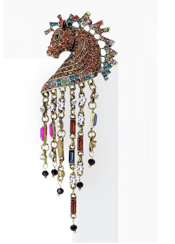 Роскошная большая брошь лошади, 1771 No Brand (369504995)