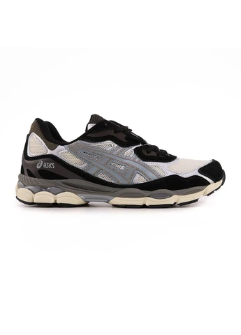 Чорні кросівки чоловічі asics gel-nyc black brown grey асікс гель нюк чорні демісезон No Brand
