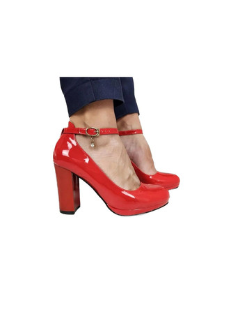 Gallop Lin Червоні туфлі високий каблук червоний з штучна шкіра, китай — всесезон (305589988)