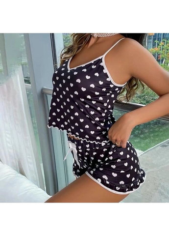 Комбинированная всесезон пижама женская 14374 s черная Fashion