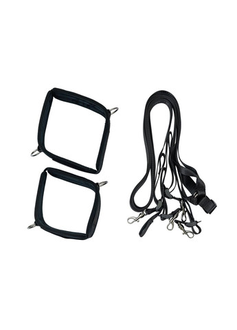 Розтяжка на ліжко - 5-Piece Bed Restraint Kit - Black Punishment (369950699)