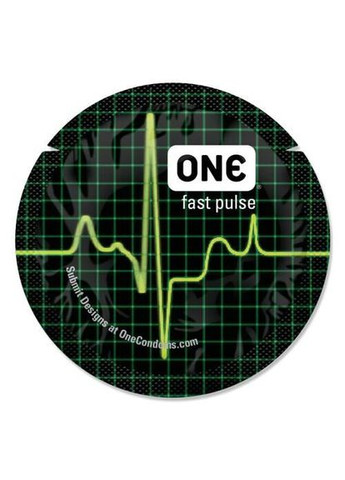 Презерватив Glowing Pleasures, 1 шт, светящийся в темноте, со смазкой One (369950662)