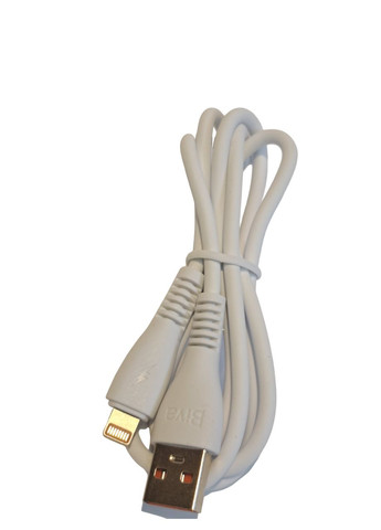 Кабель C-07i Lightning 1m TPU Cable White Biva (333031697)