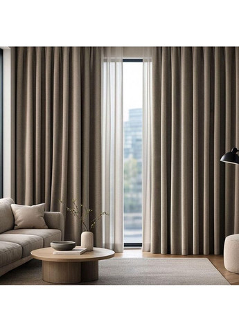 Тканина портьєрна однотонна California, 300 см, 258 г/м2, шторна тканина, тканина для штор, штори, портьєри, гардини, тканина IDEIA (370271543)