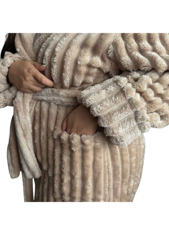 Халат унисекс Шарпей плюшевый 58-60 р бежевый HS2 Ananasko (355873202)