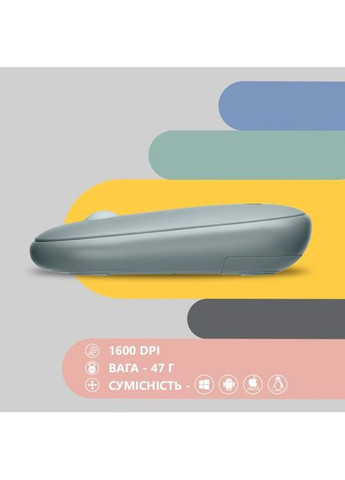 Мишка (-MF300WGN) 2E MF300 Silent Wireless/Bluetooth Ashen Green (268144893)