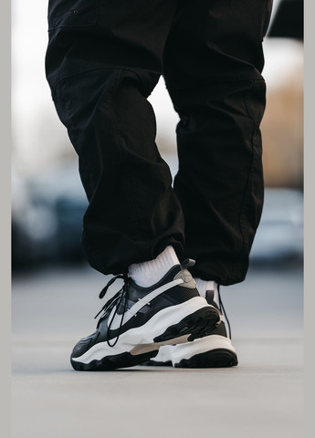 Черные всесезонные кроссовки мужские nike tc 7900 black white | найк тс 7900 черные белые No Brand