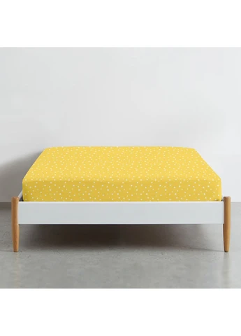 Простирадло на резинці 200x200 YELLOW STARFALL (4822052288283) Cosas (391372474)