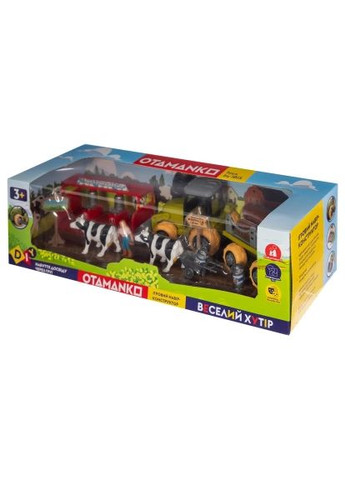 Игровой набор Веселый хутор (трактор с прицепом и молочная ферма с коровами) (8816K) OTAMANKO Веселий хутір (трактор із причепом і молочна ферма (357492164)