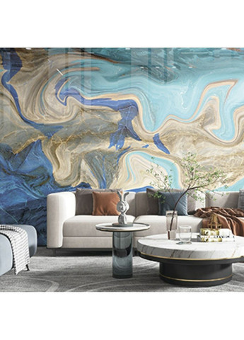 Самоклеящаяся виниловая плитка набор (6 рулонов) 3600х2800х2мм Голубой SW-00001449 Sticker Wall (373648001)