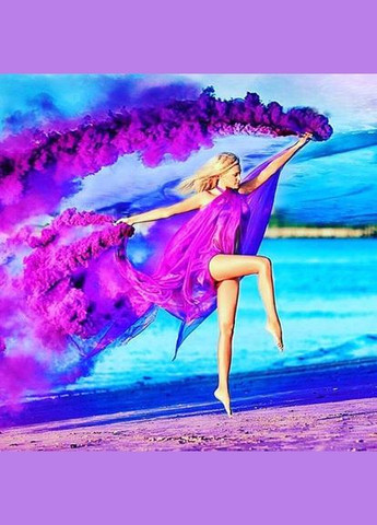 Фіолетовий Кольоровий дим 60 с, димова шашка, звичайної насиченості (дим11), фіолетовий дим, Кольорові димові шашки Maxsem (330761067)