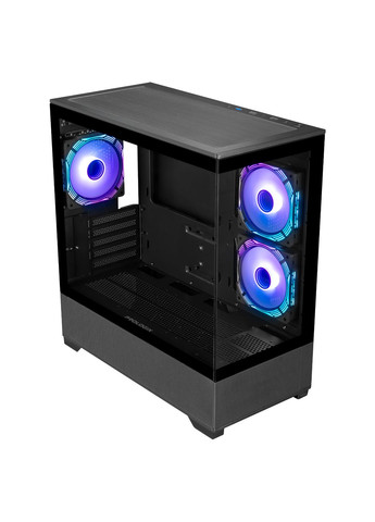 Корпус Axon GM-03AB Glass Black Prologix (360395262)