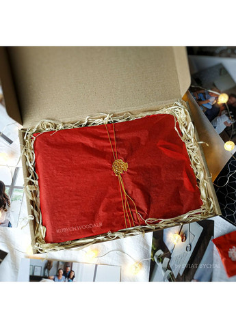 Деревянный фотоальбом на Новый год 2025 | семейный фотоальбом с картонными листами на подарок No Brand (370386866)