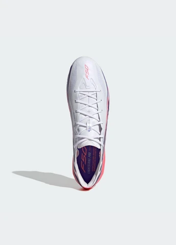 Білі літні бутси f50 hyperfast elite firm ground football adidas