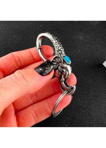 Готический брелок слон для ключей из нержавеющей медицинской стали KC-023 No Brand (299008409)