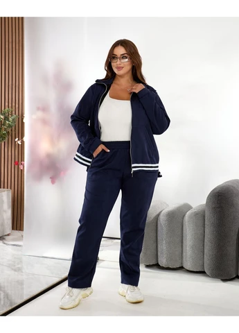 Жіночий прогулянковий костюм із замші Fashion (365290255)