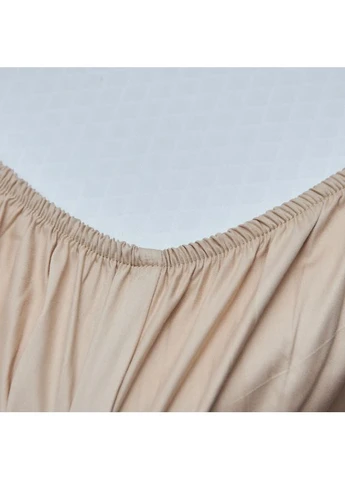 Простыня на резинке Satin Stripe 120х200х10 см (MS-850006908) Moon&Star Cream Latte (394448636)