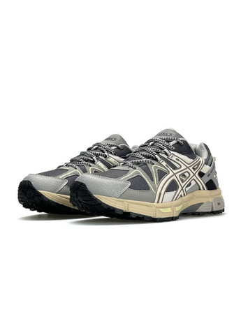 Сіро-бежеві Осінні кросівки чоловічі asics No Brand Gel-Kahana 8 Grey Beige