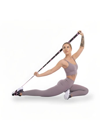 Еспандер стрічка з петлями для тренувань рожевий (EASY) EasyFit (386215150)