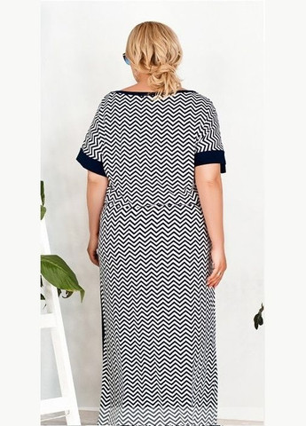 Костюм жіночий батал №180 58, Синій Sofia (267959537)