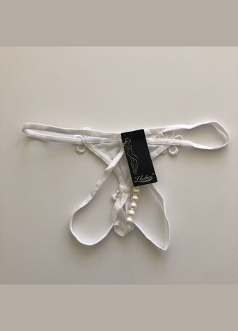 Трусики с разрезом и жемчужинами сексуальное эротическое белье Sexy One Size (S/М/L/XL) (8-158) No Brand (312005134)
