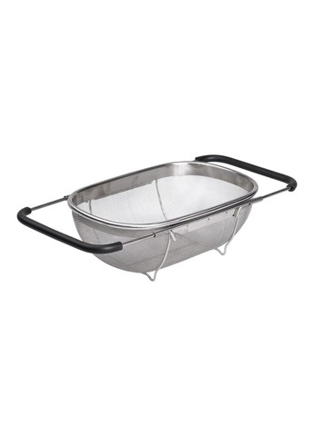 Дуршлаг сито на раковину из нержавеющей стали для мытья овощей и фруктов глубокий процеживатель ProDobro (364193420)